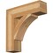 Ekena Millwork Thorton Block Rough Sawn Bracket, Western Red Cedar, 6"W x 24"D x 24"H BKT06X24X24THR05RWR - alternate 1